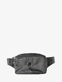 Balr Heren Heuptas Hexline Ripstop Waist Pack Jet Black