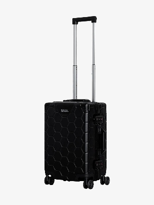 BALR Heren Handbagage Koffer Romeo Embossed Hexagon Suitcase Zwart