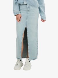 Calvin Klein Dames Rok Low Waist Maxi Denim Light