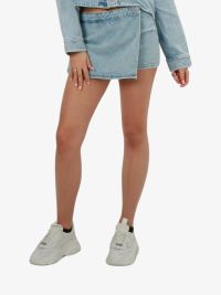Calvin Klein Dames Skort Wrap Denim Light