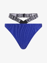 Calvin Klein Dames Bikini Broekje High Leg Cheeky Midnight Lagoon