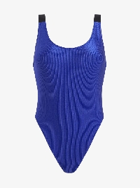 Calvin Klein Dames Badpak Scoop Back Midnight Lagoon