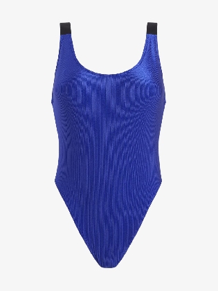 Dames Badpak Scoop Back Midnight Lagoon