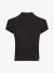 Calvin Klein Dames Shirt Seaming Rib Slim Tee Zwart