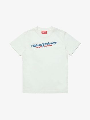 Jongens Shirt Wit Logo