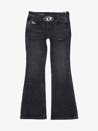 Meisjes Jeans 1969 D-ebbey-s2-j Denim Zwart