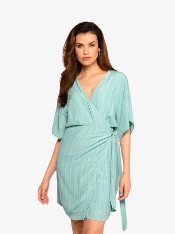 Dames Jurk Kolette Aqua Green