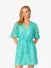 Freebird Icons Dames Jurk Leora Mini Sea Green