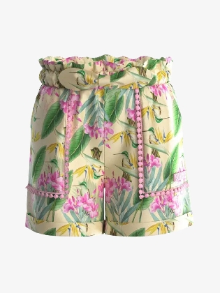 Meisjes Short Botanical Print