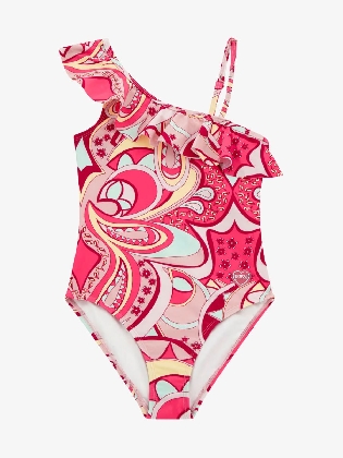 Meisjes Badpak Pink Paisley