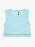 Guess Kids Meisjes Top Crop Badstof Mint