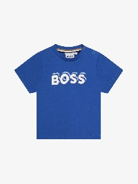 Boss T-shirt Electrisch Blauw