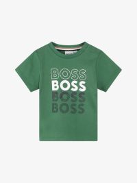 Boss T-shirt Korte Mouwen Kaki