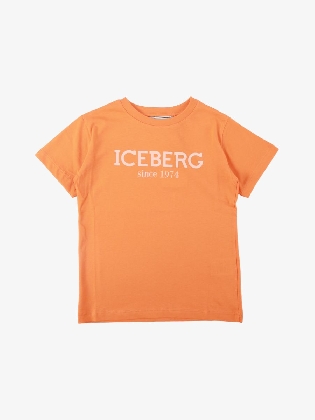 Jongens Shirt Oranje Logo