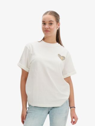 dames shirt - It-shirts/t-shirts Roxy Beaded Off White