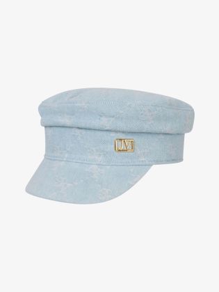 Dames Cap Tiara Light Blue Denim