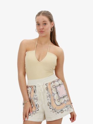 Dames Top Halter Tascha Vanilla