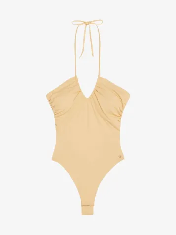 Dames Top Halter Tascha Papaya