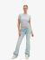 Josh V Dames Shirt Neomay Fresh Blue Glitter