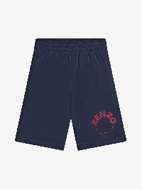 Kenzo Jongens Short Jogging Navy Rood