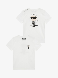 Karl Lagerfeld Kids Jongens Shirt Wit