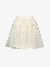 Le Chic Treacle Nylon Hem Skirt Pearled Ivory
