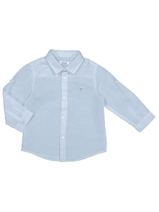 Basic Linen L/s Shirt         Lightblue