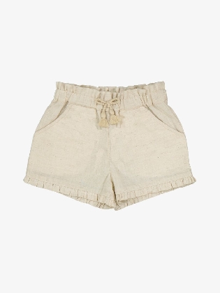 Meisjes Short Linen Ruffle