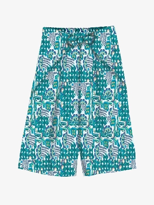 Meisjes Broek Wide Leg Jade