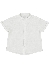 Mayoral S/s Linen Mao Collar Shirt    White