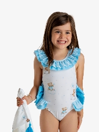 Meia Pata Meisjes Badpak Teddybear