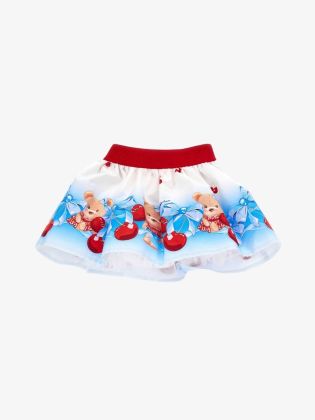 Meisjes Rok Bears Wit