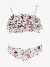 Monnalisa Meisjes Bikini Frills Flowers Wit