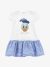 Monnalisa Meisjes Jurk Donald Duck Wit