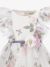 Monnalisa Meisjes Jurk Tulle Flowers Wit