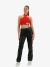Moschino Dames Top Crop Cady Rood