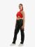 Moschino Dames Top Crop Cady Rood