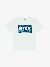 MSGM Junior Jongens Shirt Logo Wit Blauw