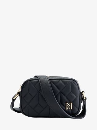 Nikkie By Nikkie Plessen  Dames Tas Alvin Shoulderbag Zwart Goud