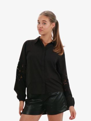 Dames Blouse Ash Zwart