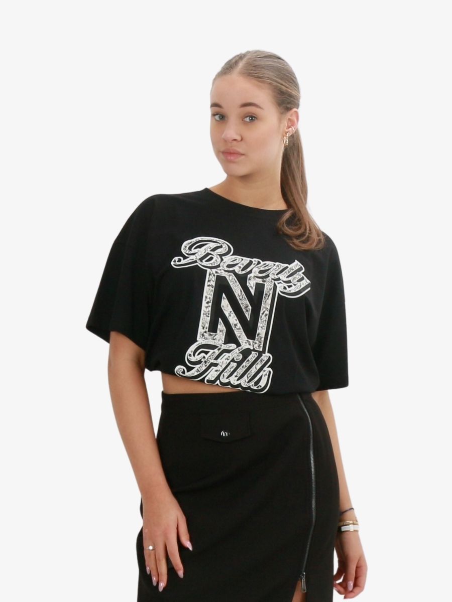 Nikkie By Nikkie Plessen Nikkie Sale Dames Shirt Kate Moss Beverly Zwart 31.00