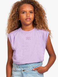 Nik & Nik Meisjes Shirt Pleat Lavender