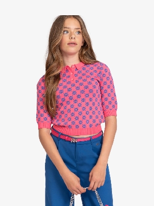 Meisjes Top Goldie Polo Hot Pink