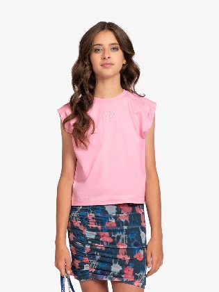 Meisjes Shirt Pleat Pink Lemonade