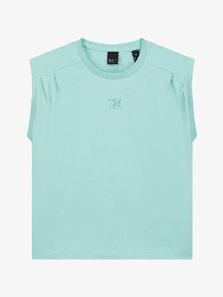 Meisjes Shirt Pleat Ocean Mint