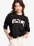 Nik & Nik Meisjes Shirt Oversized Fit Diamonds Zwart