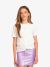 Nik & Nik Meisjes Shirt Crop Knot Rib Wit