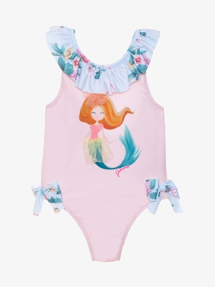 Meisjes Badpak Zeemeermin Roze