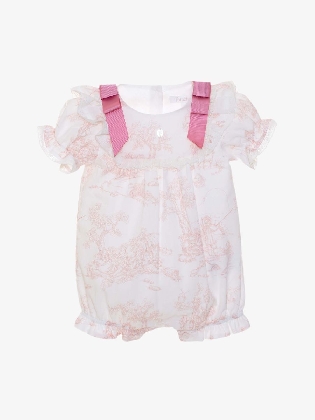 Meisjes Boxpakje Blushed Pink Toile Jouy