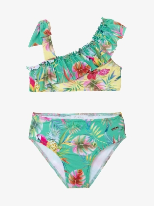 Meisjes Bikini Yellow Tropical
